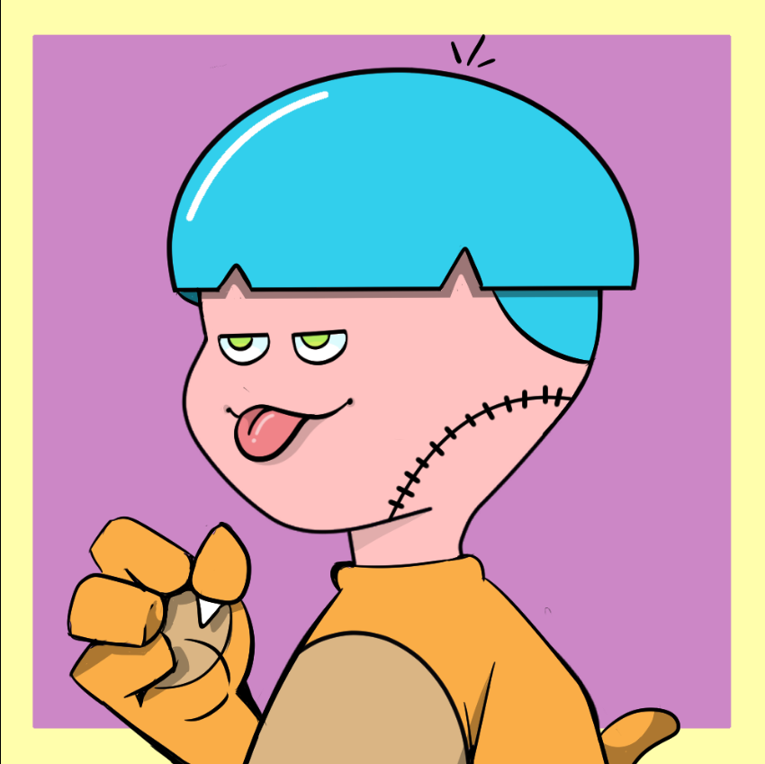 Jelly dudes #1100 static NFT preview