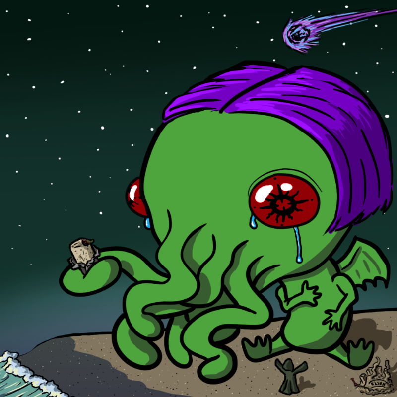 Chibi-thulhu #199 static NFT preview