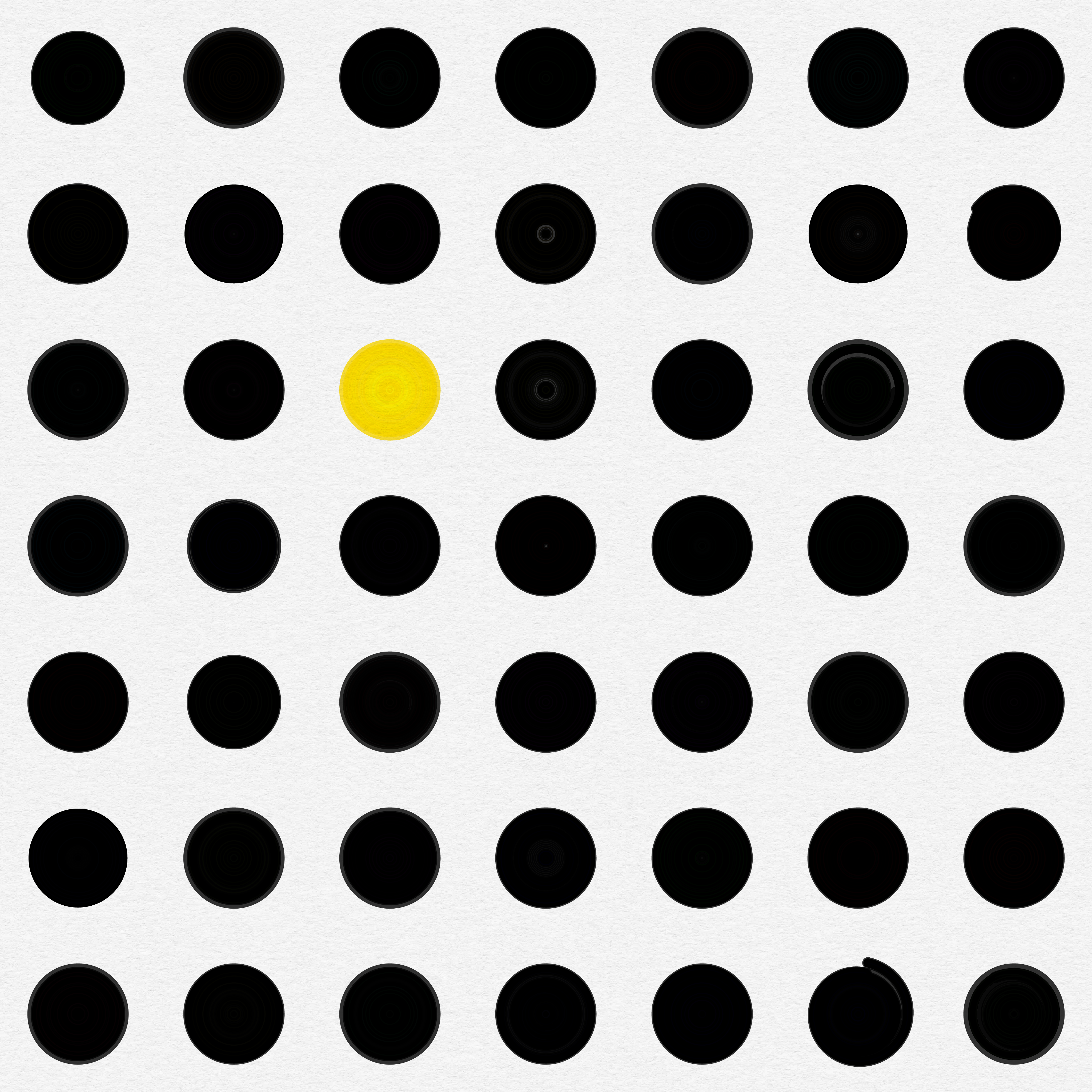 M'Fing Dots on a M'Fing Grid #136 static NFT preview
