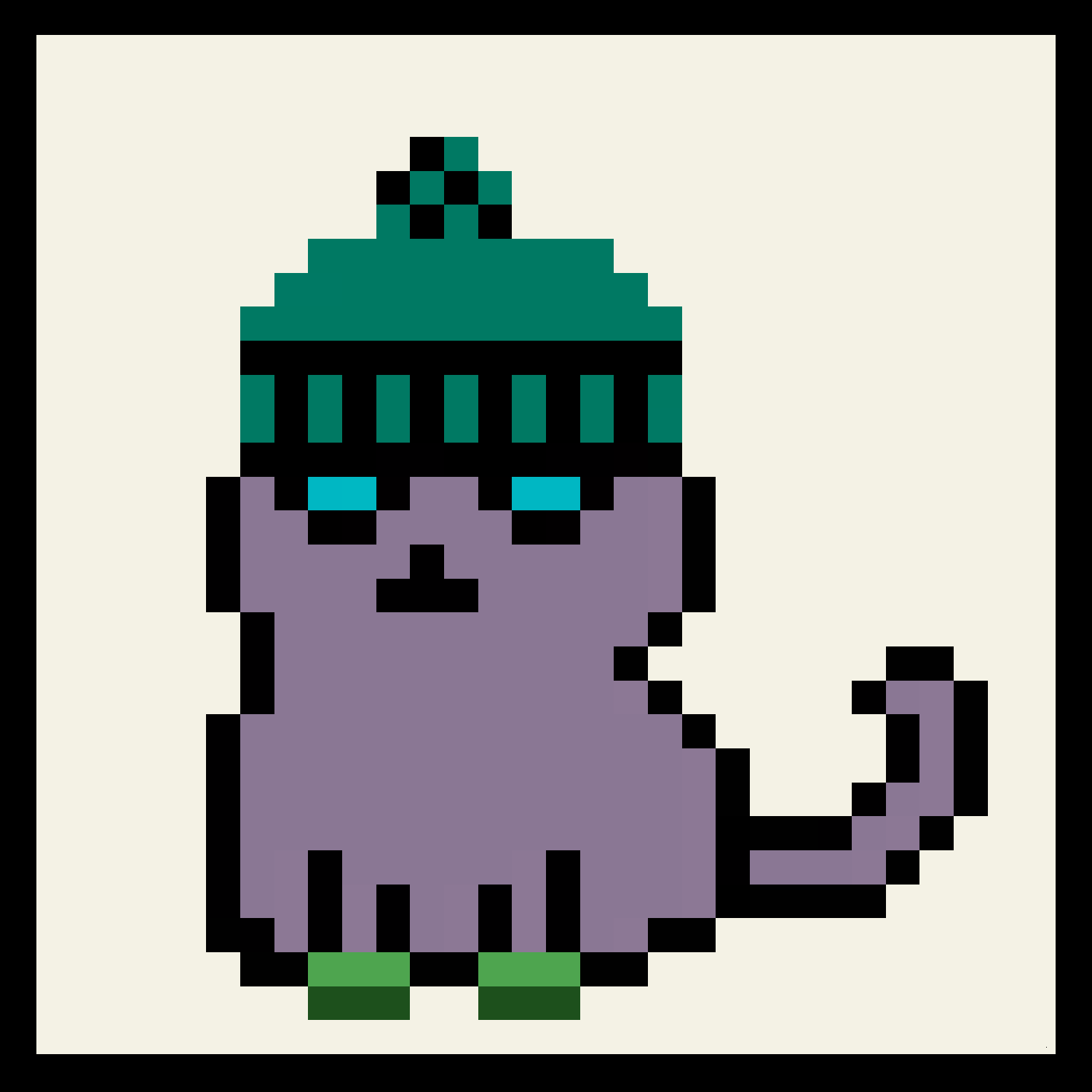 Lazy Kitties #504 static NFT preview