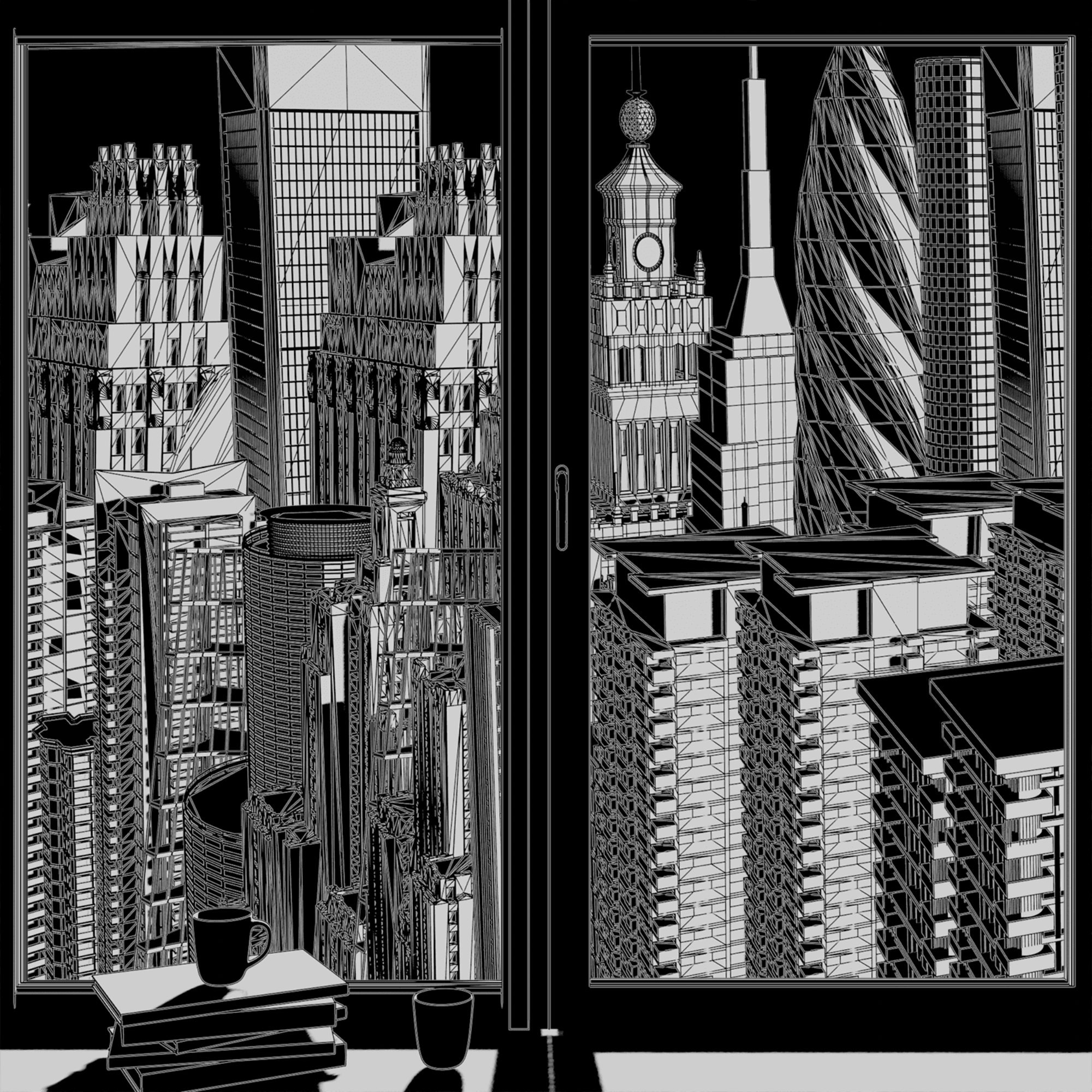 City View #482 static NFT preview