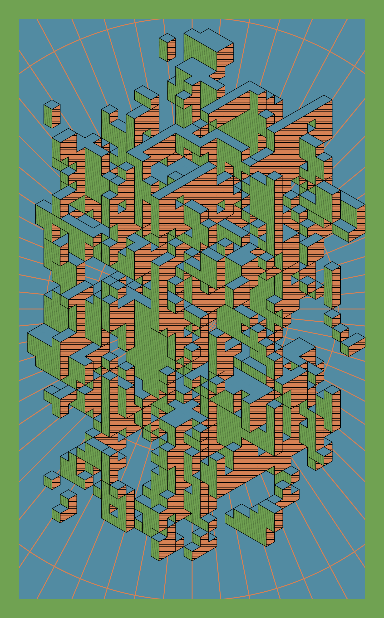 Corroding Cubes #112 static token preview