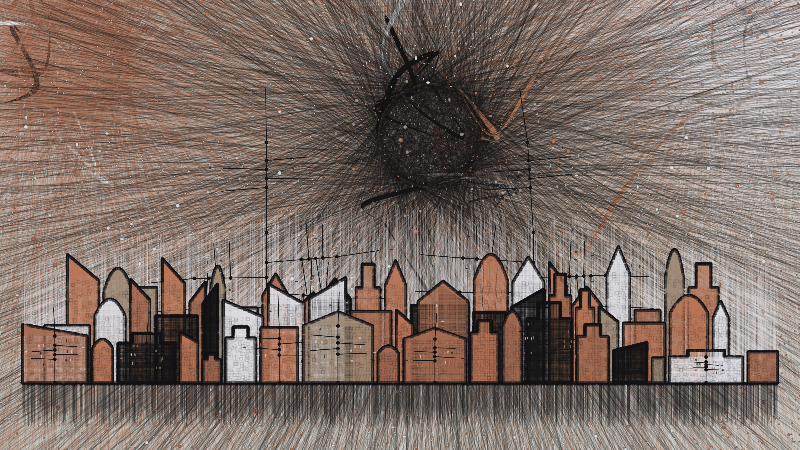 Connected City #58 static NFT preview