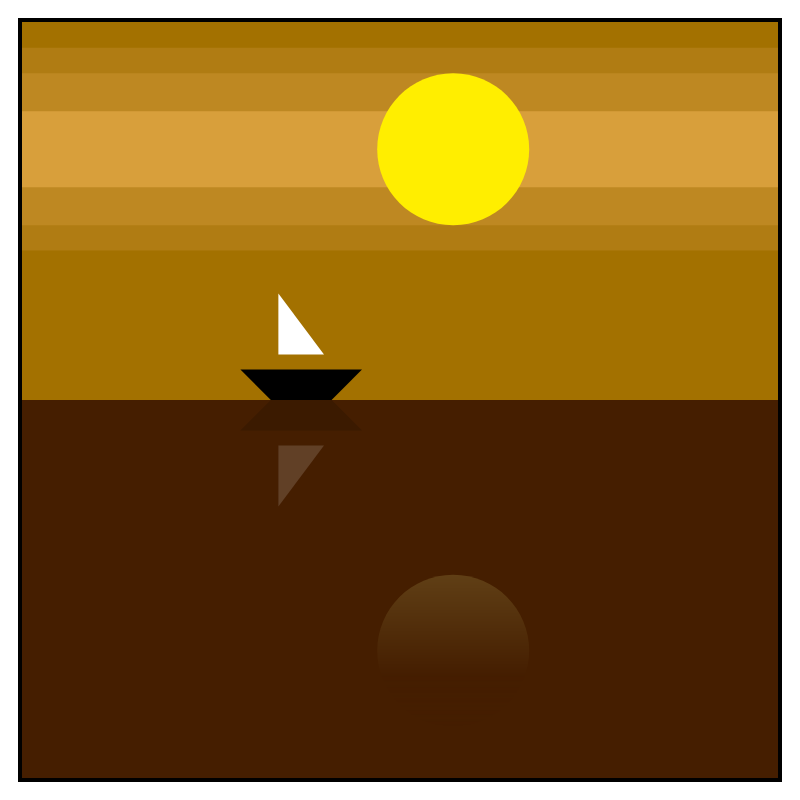 A little boat on an Adventure #38 static NFT preview