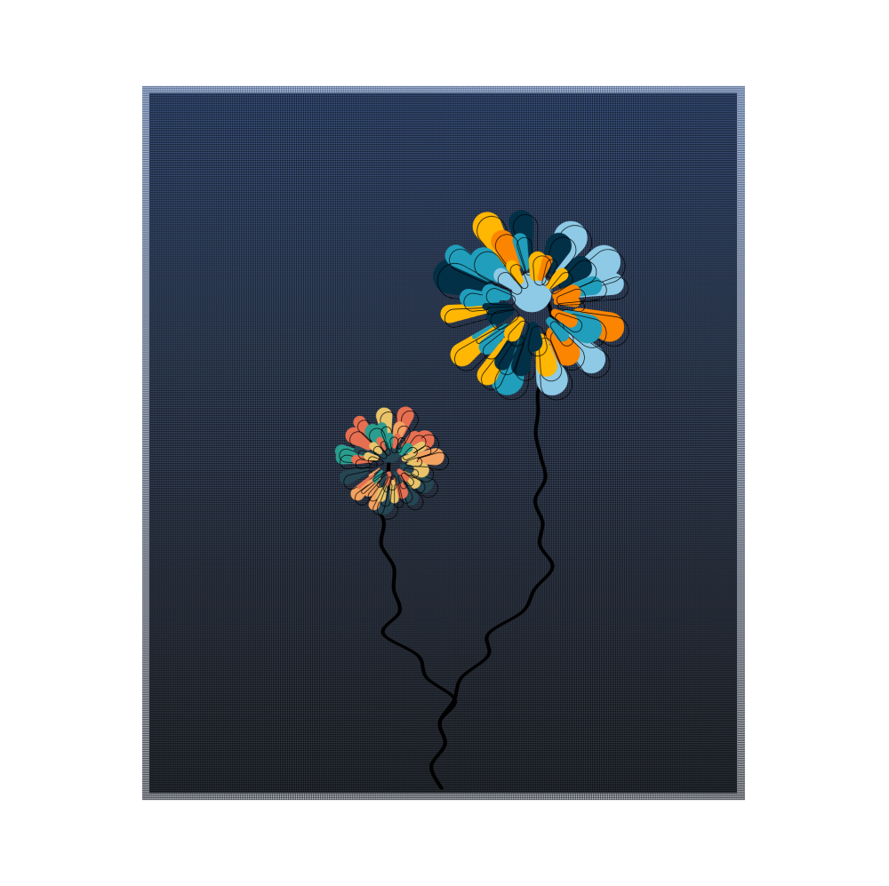 五彩向日葵 colorful sunflowers #21 static token preview