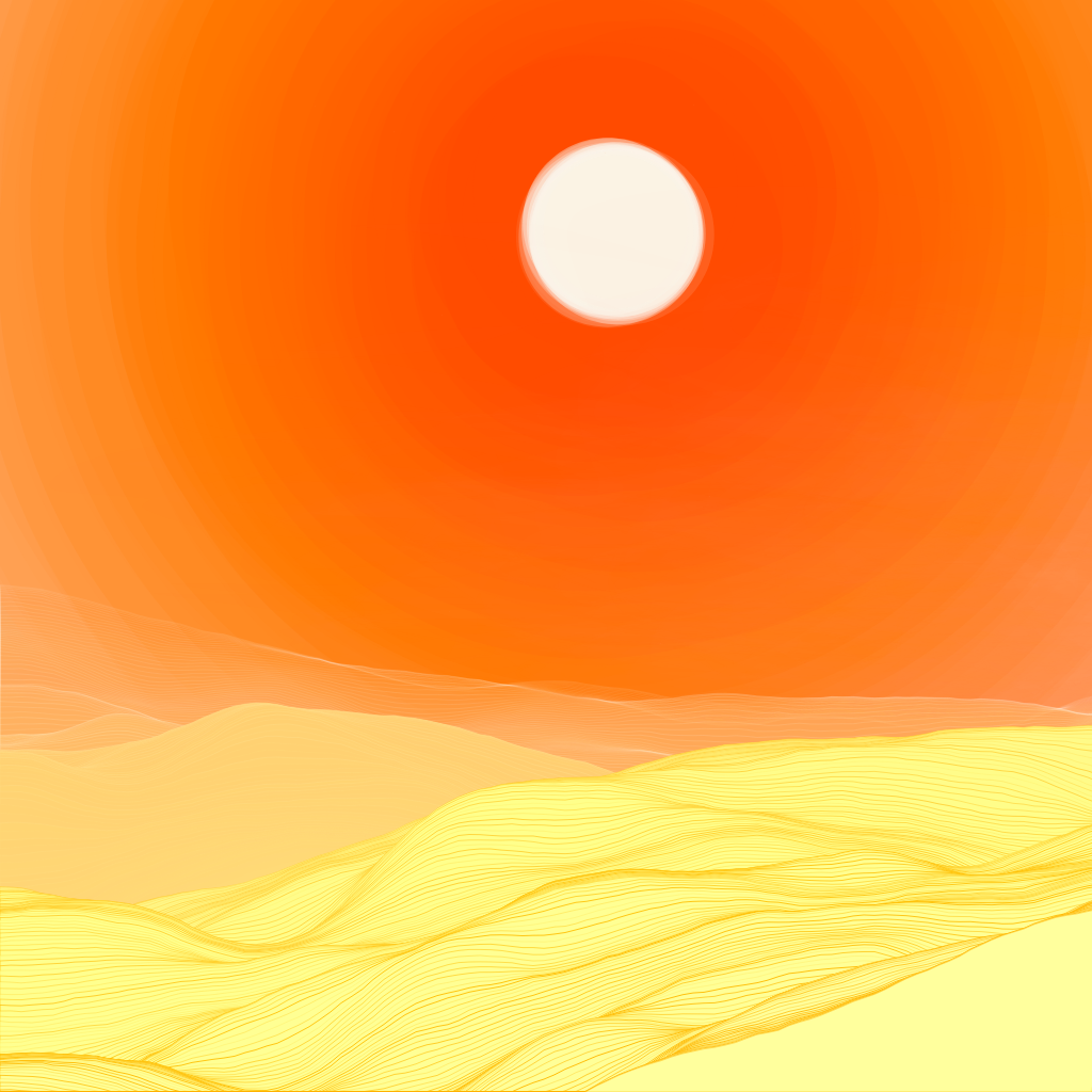Valley at Dawn #55 static NFT preview