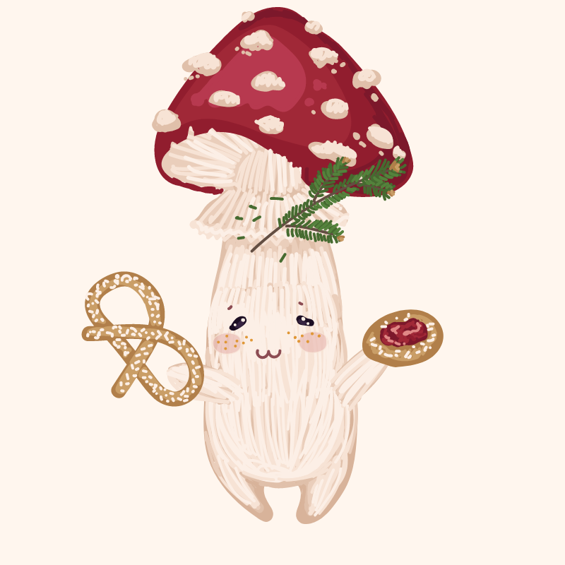 Cute Mushrooms Forest Guys #94 static token preview