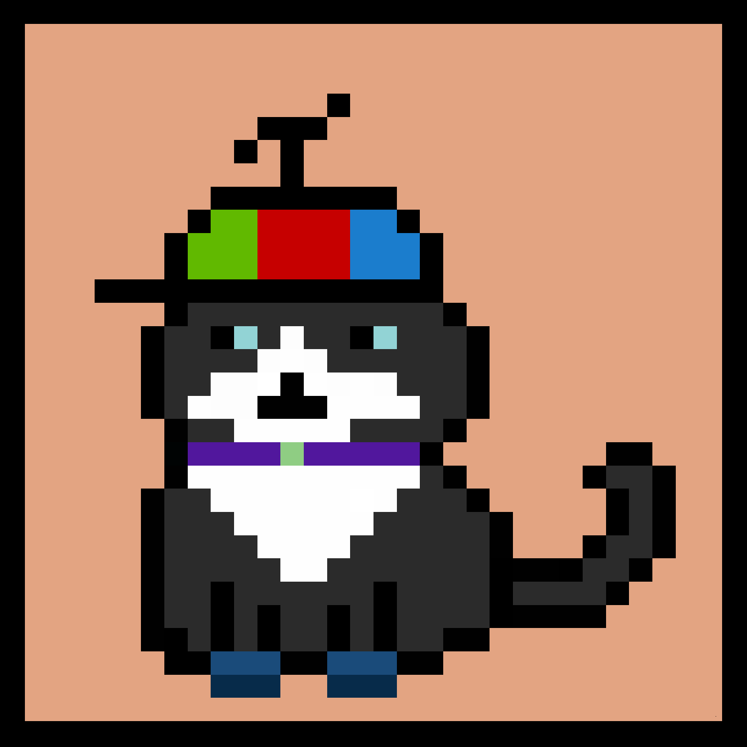 Lazy Kitties #349 static token preview