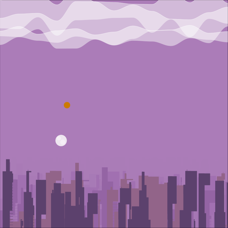 City Skyline #98 static NFT preview