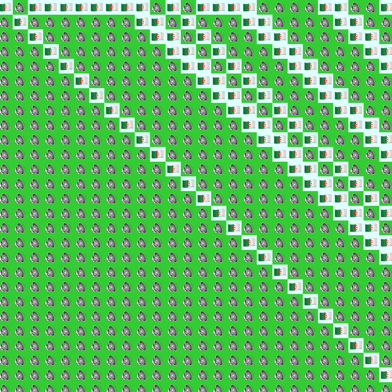 Elementary Cellular Emoji Automata #769 static NFT preview