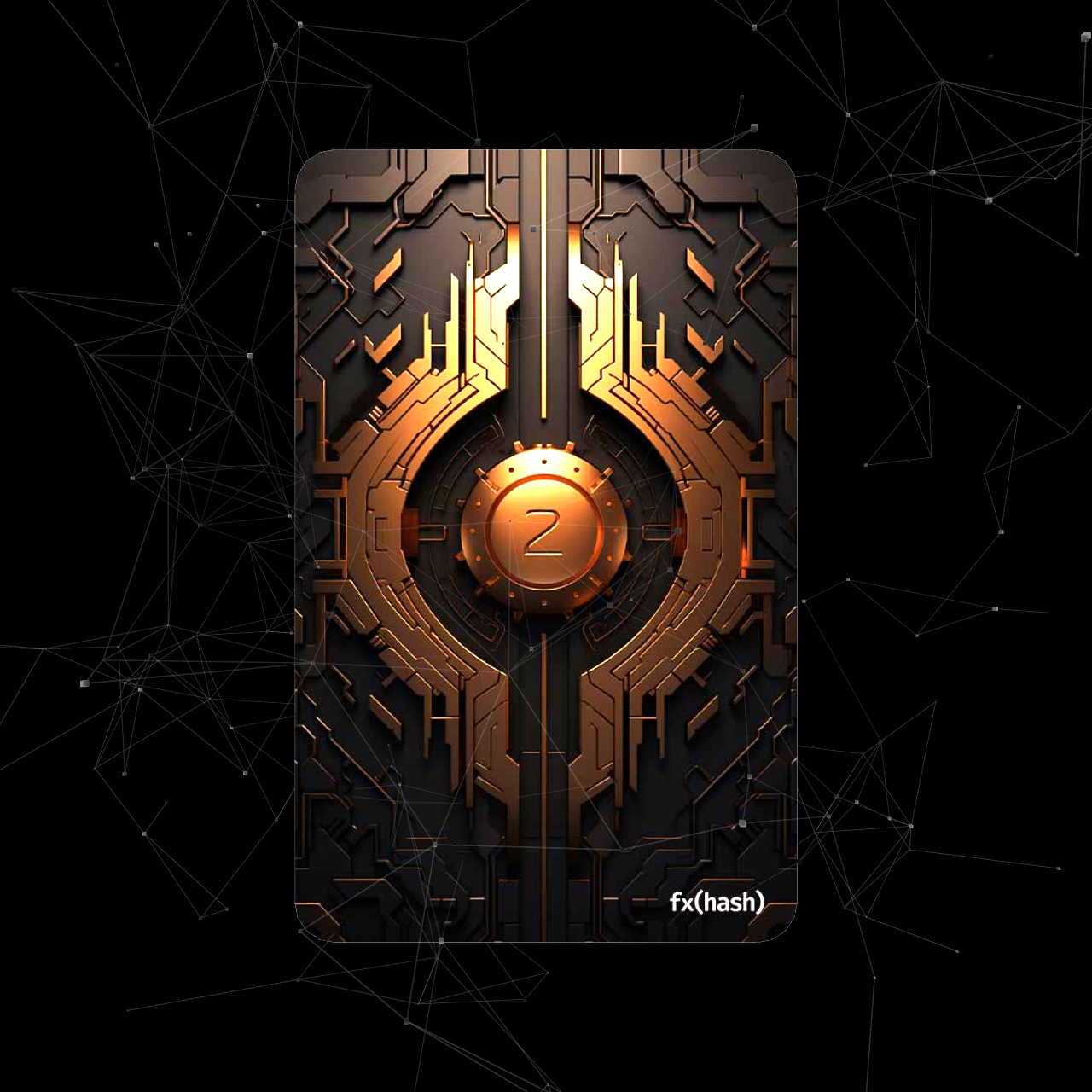 FXHash 2.0 Card #377 static token preview