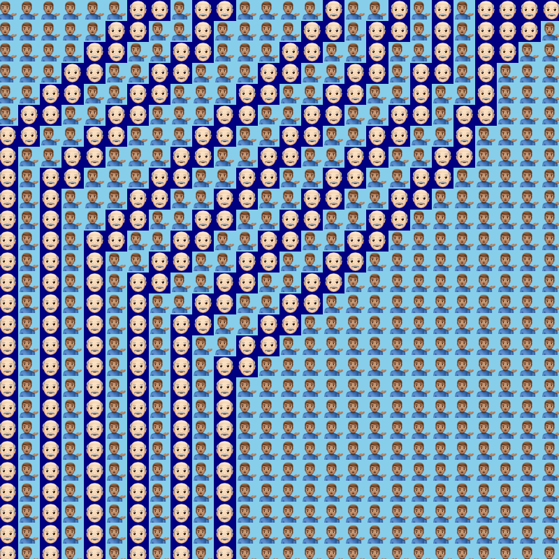 Elementary Cellular Emoji Automata #882 static token preview