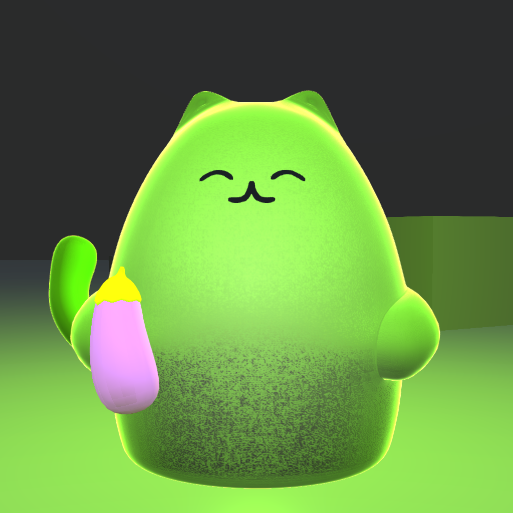 Glow Kitties #2 static token preview