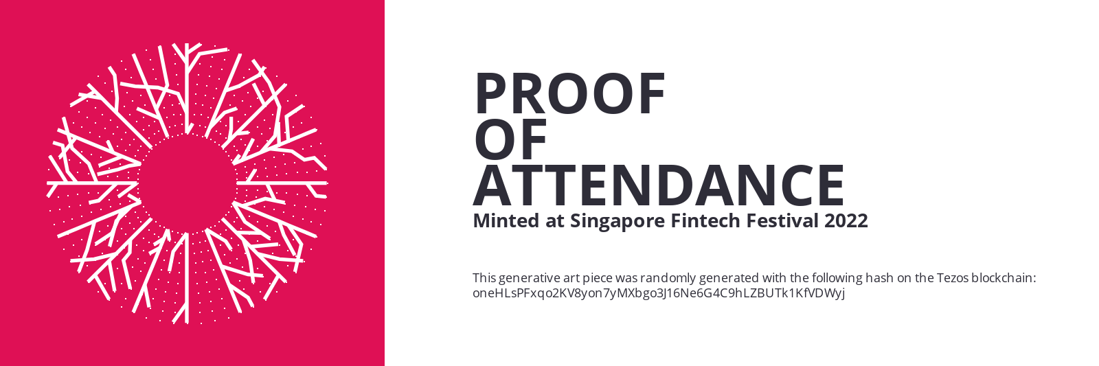 SFF2022 Proof of Attendance Token #582 static token preview