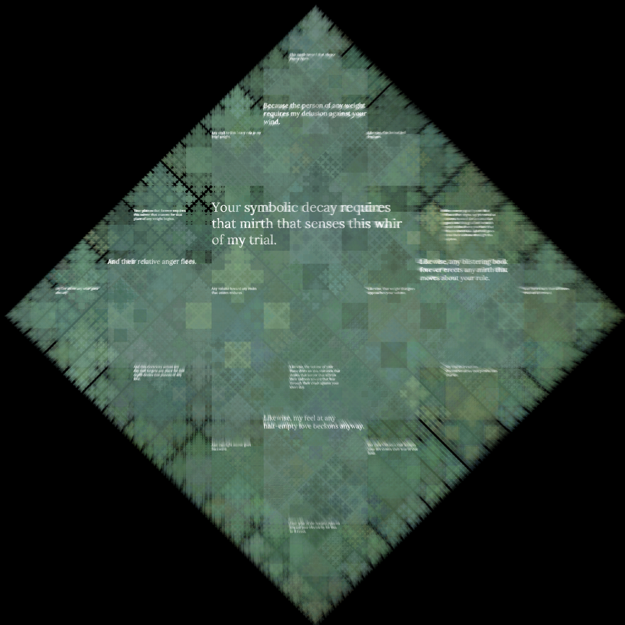 Diamond Fractal Fire #28 static token preview