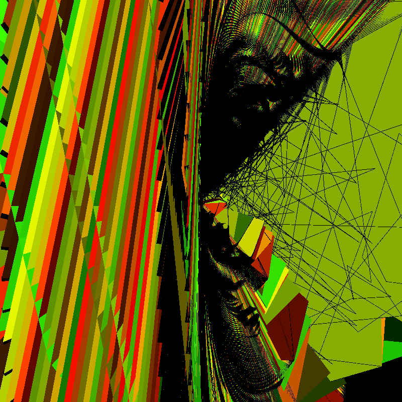 p5.js Descending a Staircase #43 static NFT preview