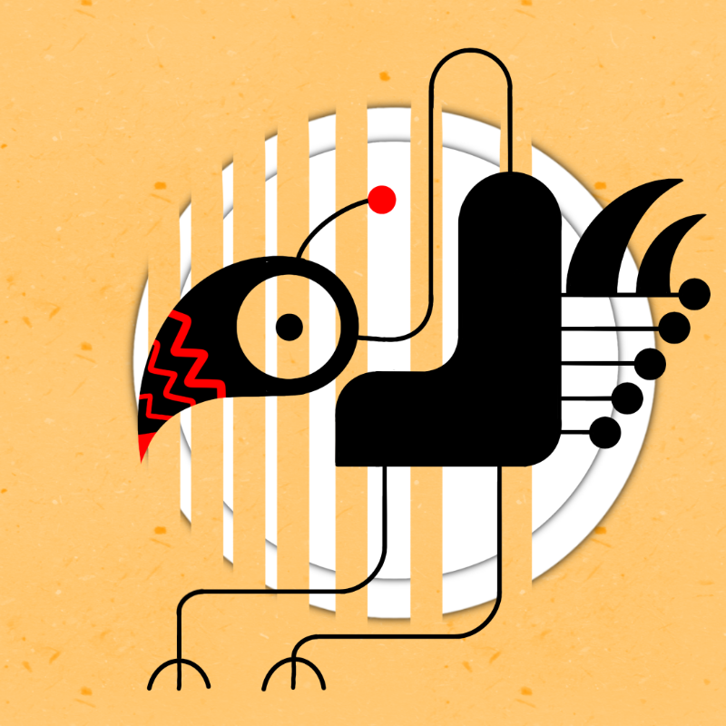 Mini Birds #10 static token preview