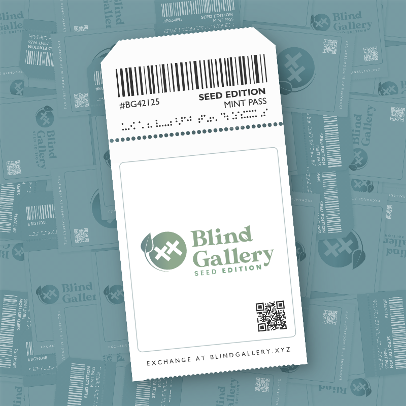Blind Gallery Mint Pass (Seed Edition) #556 static NFT preview