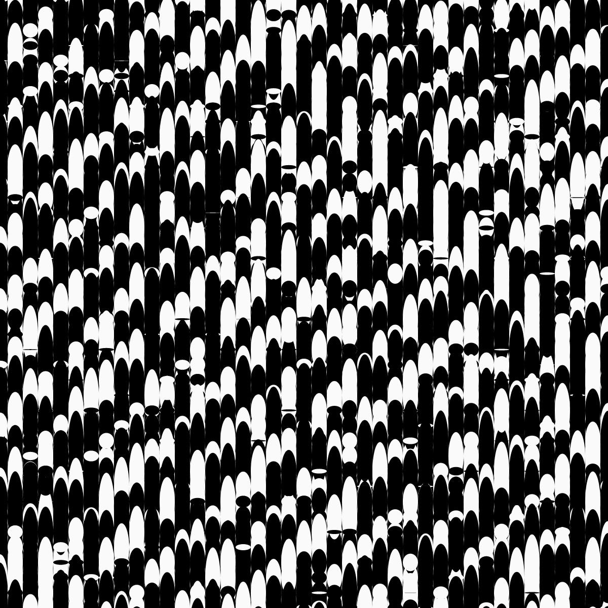 ElementaryCellularAutomatonMadeOfEllipses #37 static NFT preview