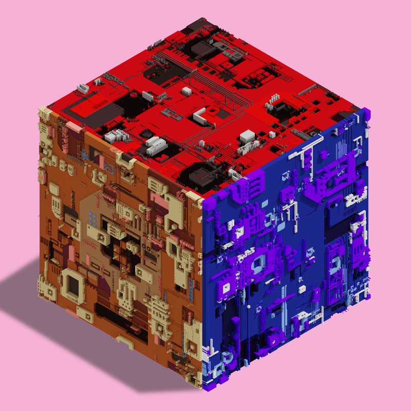 Cube generative #46 static token preview