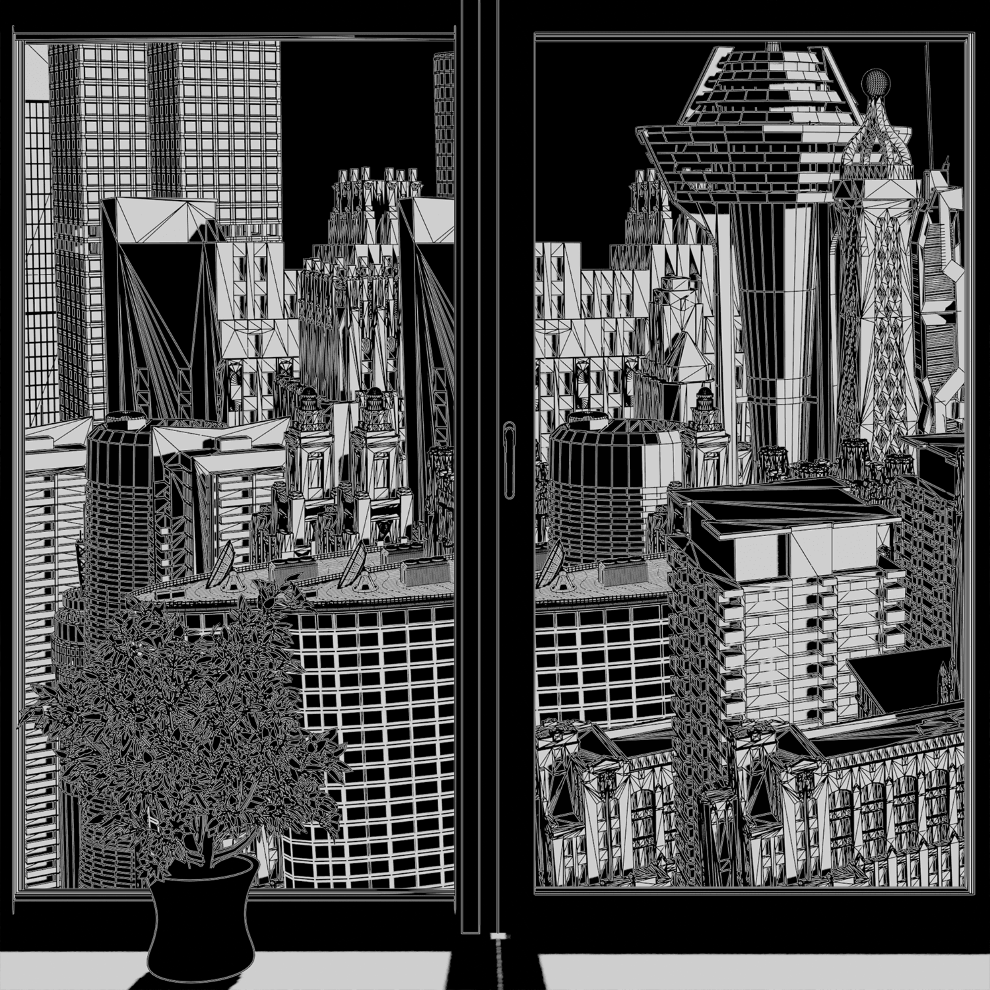 City View #132 static NFT preview
