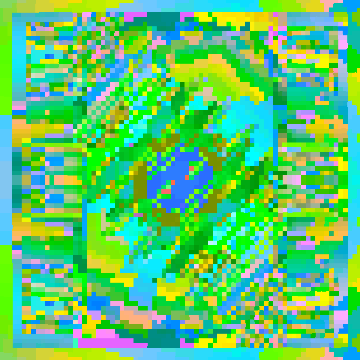 Psychedelic Dance of Pixels #19 static token preview