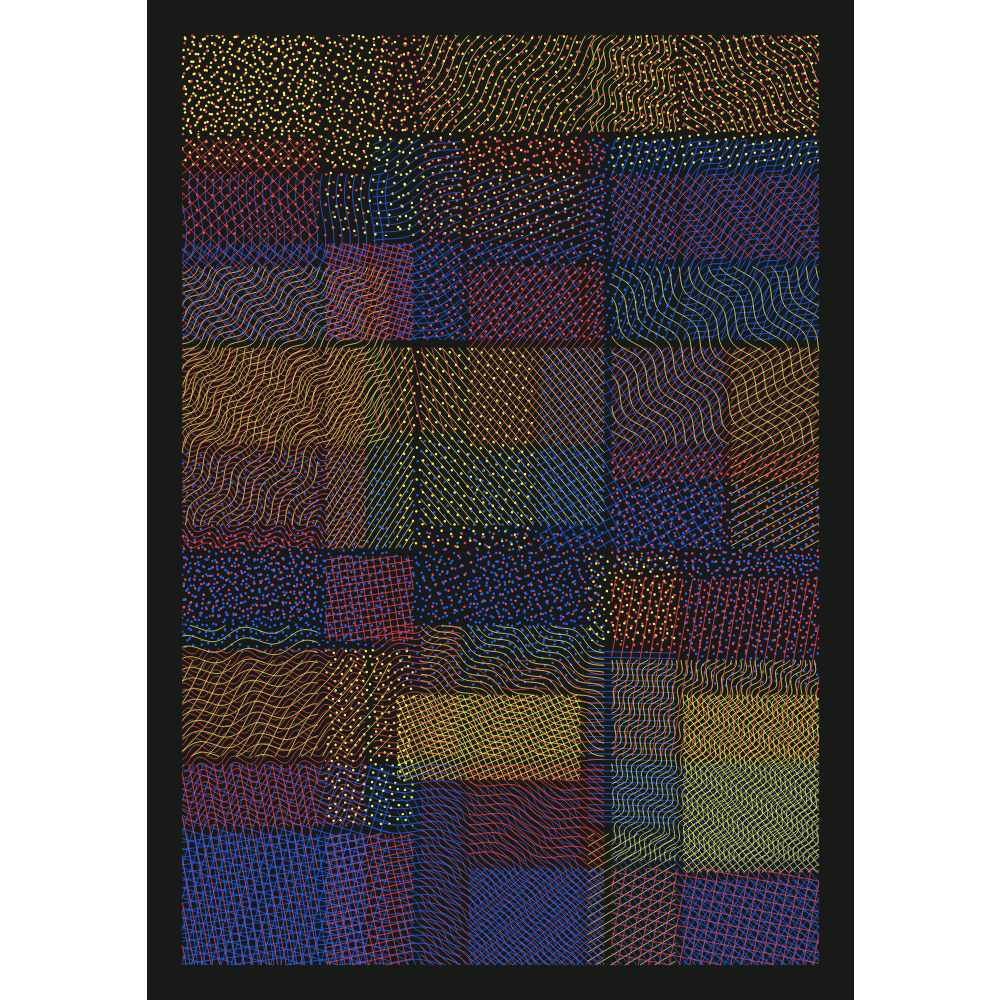 Pattern Grid Chaos #41 static NFT preview
