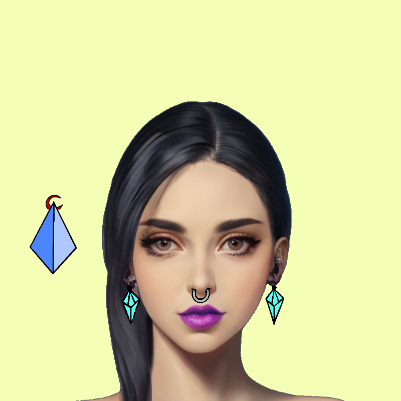 xtzbeauties #90 static NFT preview