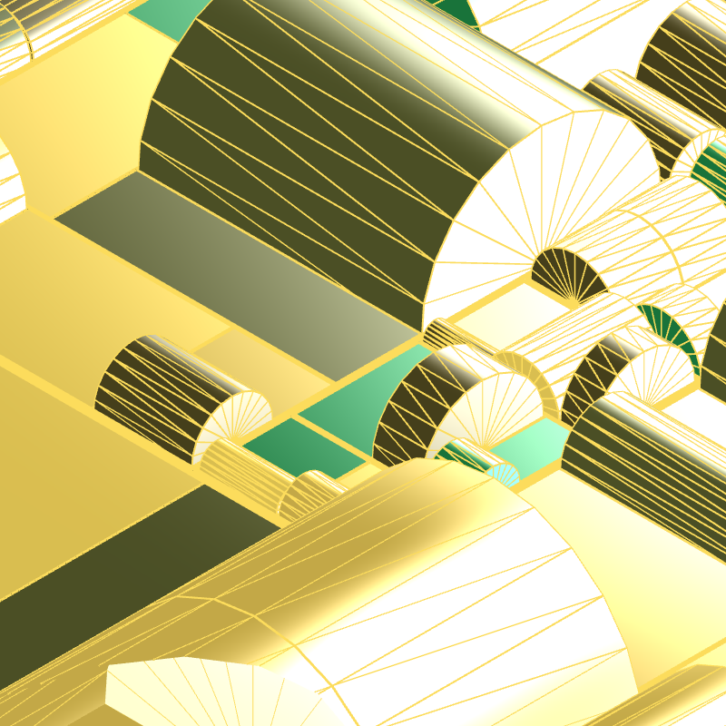 Geometric city #145 static NFT preview