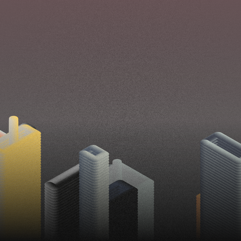 Radiator Towns #95 static NFT preview