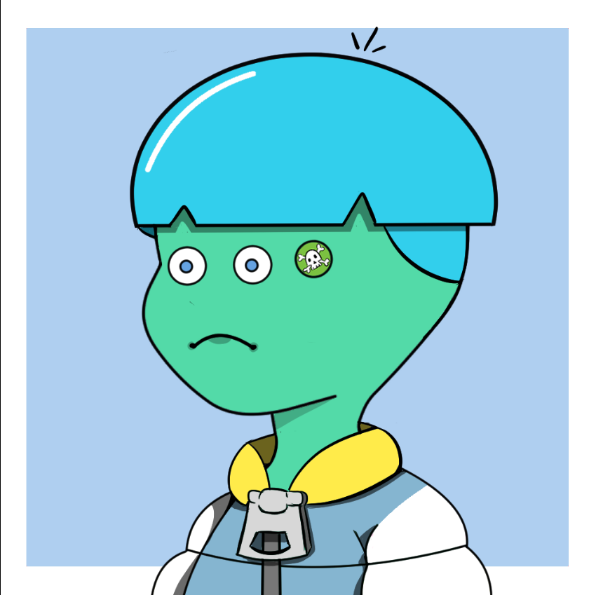 Jelly dudes #762 static NFT preview
