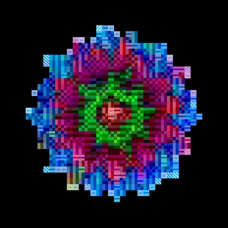 Latent Flower #55 static NFT preview