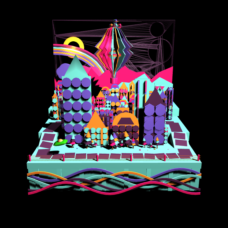 Paper Art 3D #44 static token preview