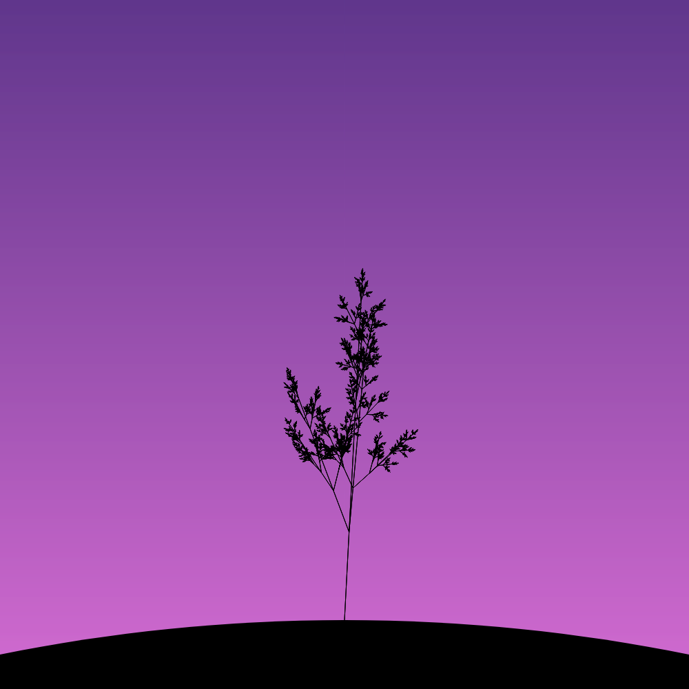 Fractal-Lsystem Tree #35 static token preview