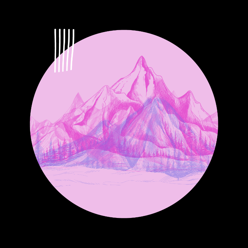 There is never just one peak on a mountain #44 static NFT preview