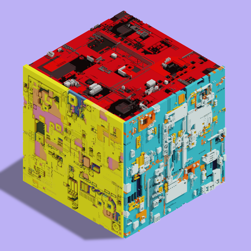 Cube generative #51 static token preview