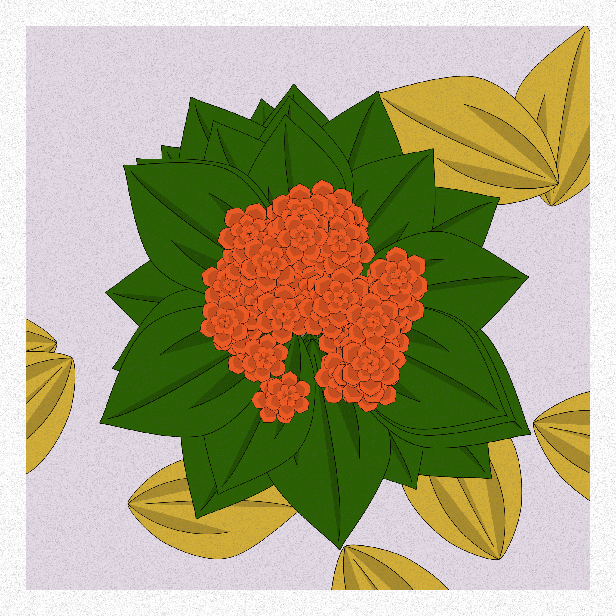 Flowers #164 static NFT preview