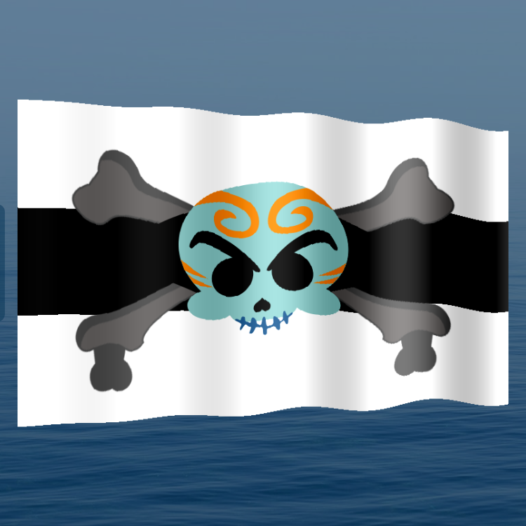 Jolly Roger Flag #150 static NFT preview