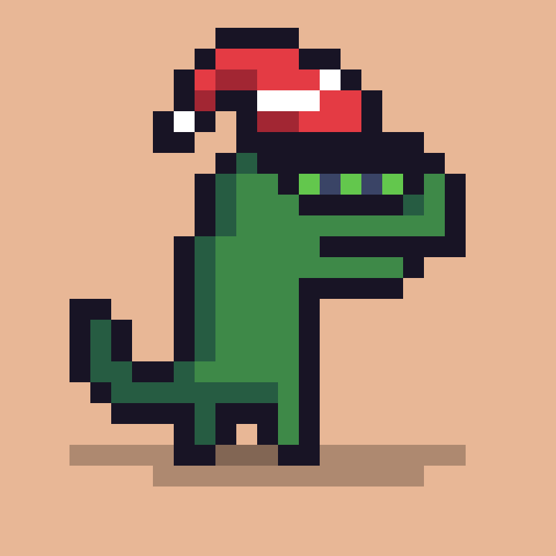 Pixel Dinos #85 static NFT preview