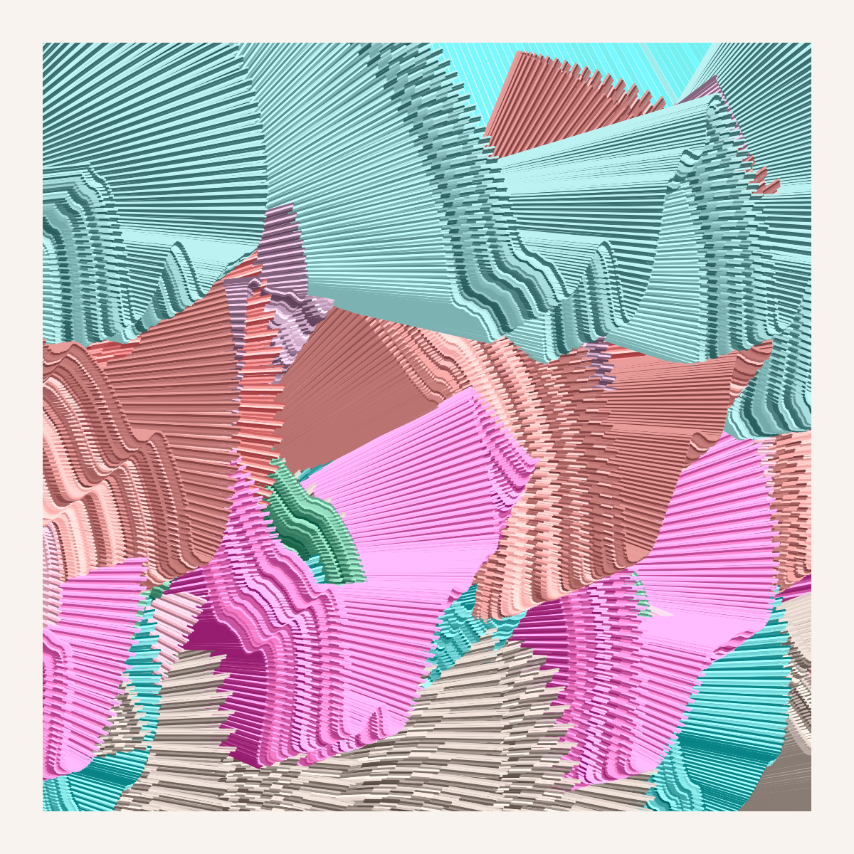 Colorama: Algorithmic Study #80 static NFT preview