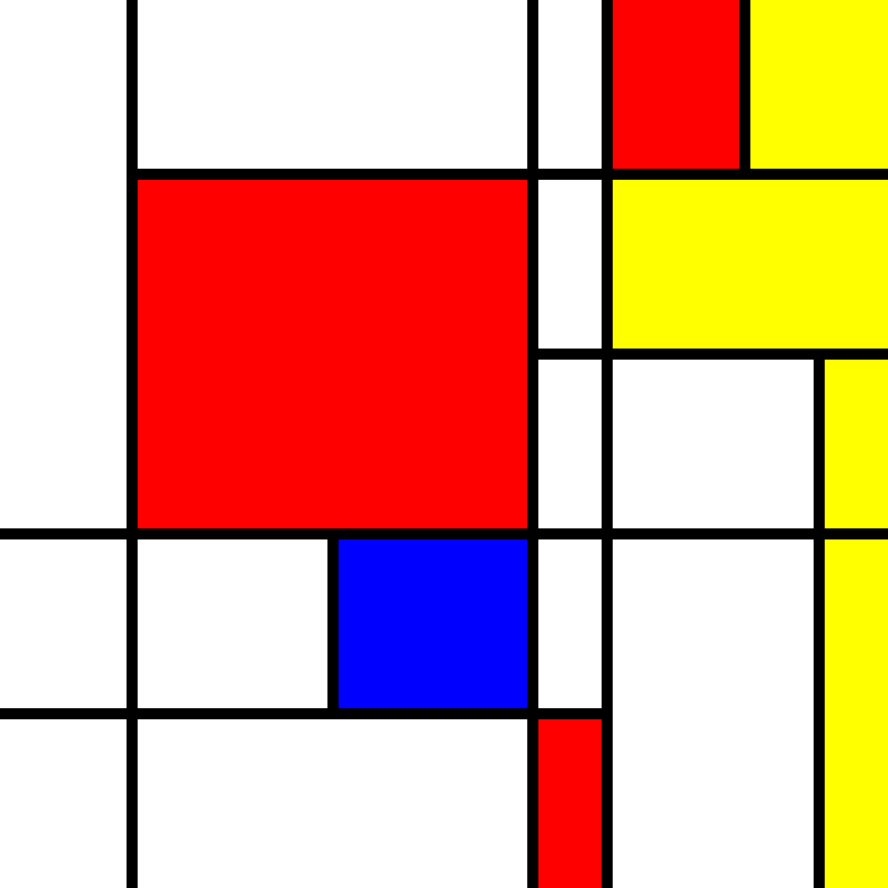 compositioninredblueandyellow.art, (NFT) #48 static token preview