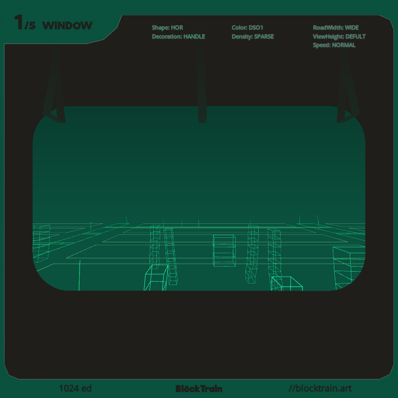 BlockTrain Window #176 static NFT preview