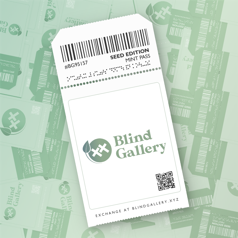 Blind Gallery Mint Pass (Seed Edition) #308 static NFT preview