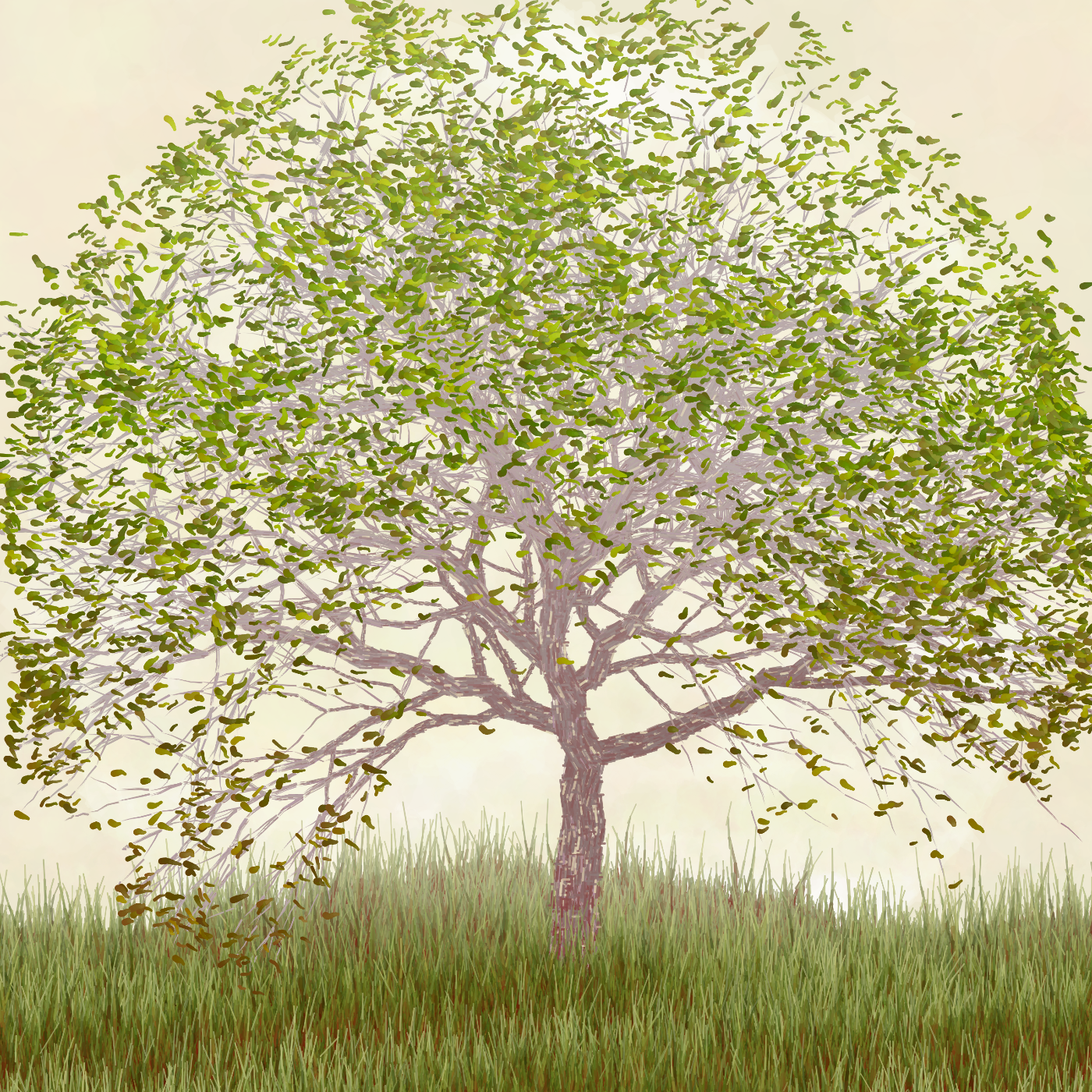 Ornamental Tree #105 static NFT preview