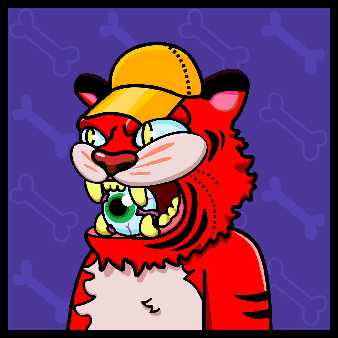 TIGERS Bored Club #222 static NFT preview