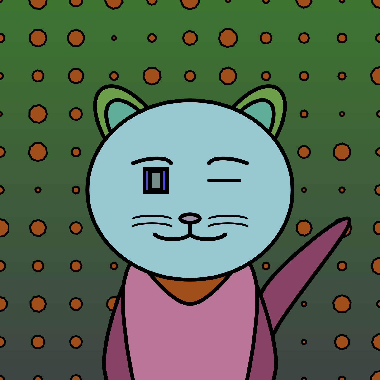 Geocat #66 static NFT preview