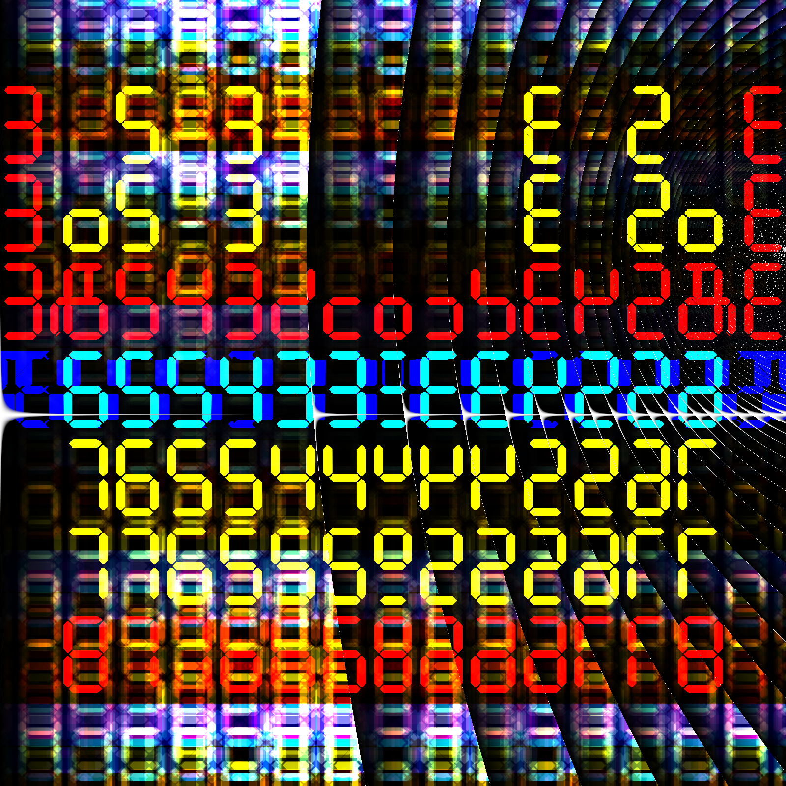 Digits #586 static NFT preview