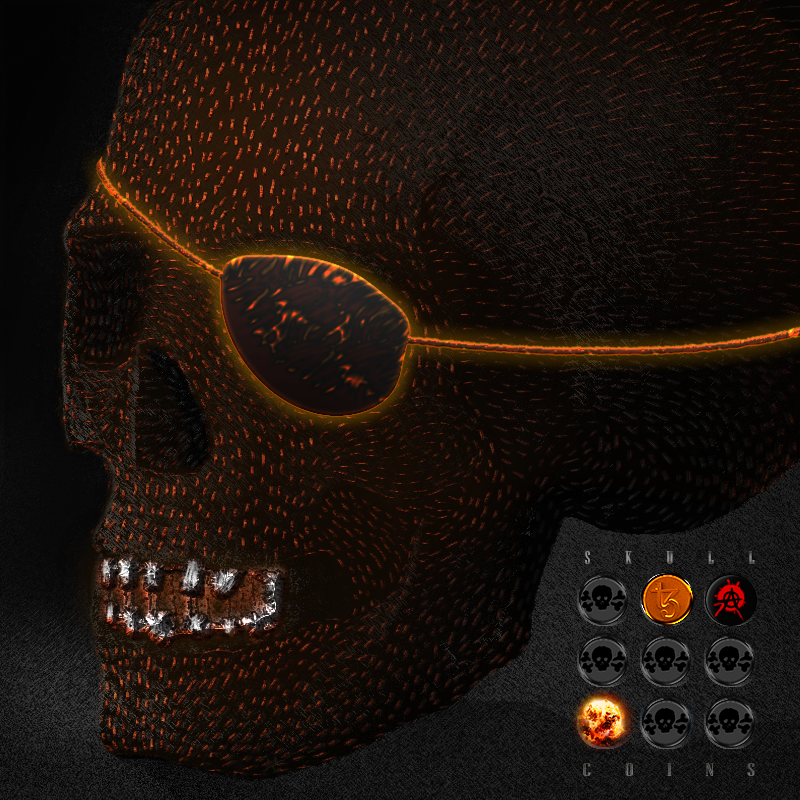 Scratch Skulls #16 static token preview