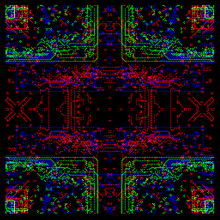 octomatonRGB #81 static NFT preview