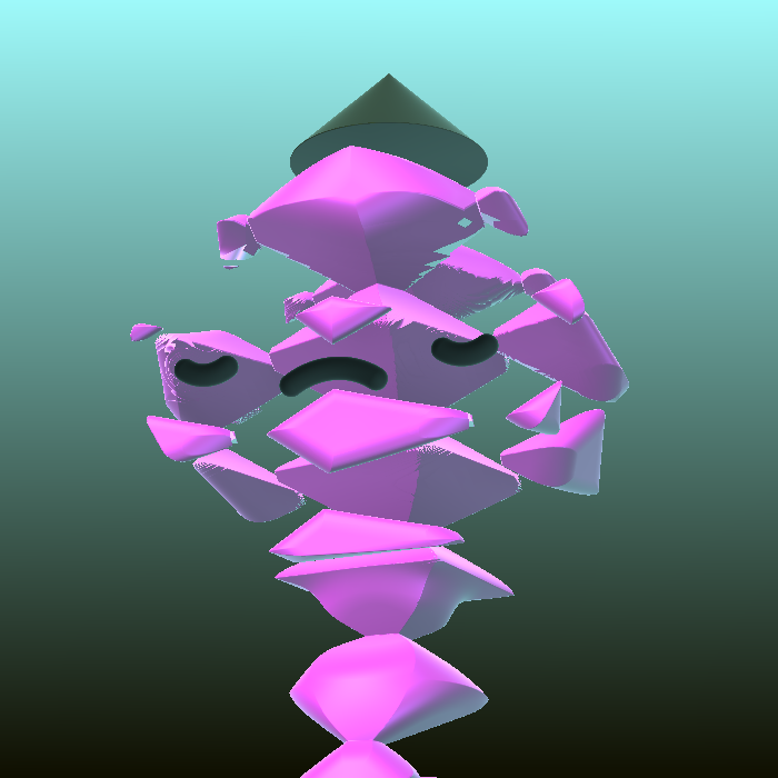 SHADER HEADZ #369 static NFT preview